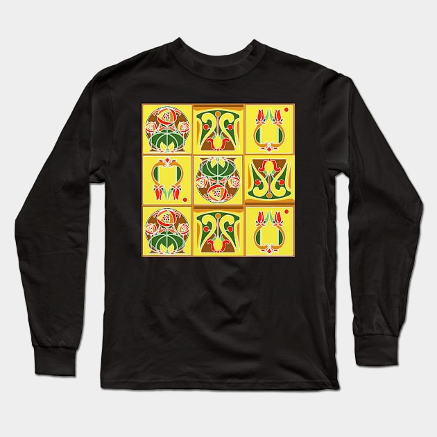 Deco Long Sleeve T-Shirt by GalartCreations